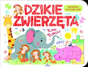 Picture of Dzikie zwierzęta Książka edukacyjna z puzzlami