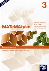 Picture of Matematyka 3 Podręcznik Zakres rozszerzony Szkoła ponadgimnazjalna