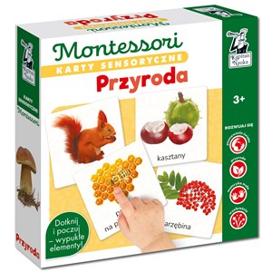 Picture of Montessori. Karty sensoryczne Przyroda 3+
