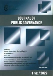 Picture of Journal of Public Governance 1 (59) 2022