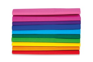 Picture of Bibuła marszczona Happy Color tęczowe kolory 25x200cm 10 kolorów 10 rolek