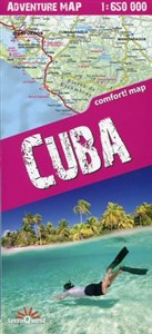 Obrazek Kuba (Cuba) adventure map laminowana mapa samochodowa 1:650 000