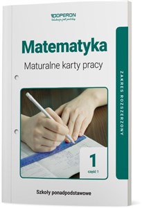 Picture of Matematyka 1 Maturalne karty pracy Część 1 Zakres rozszerzony Szkoła ponadpodstawowa