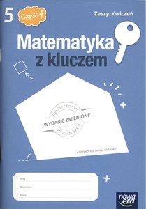 Picture of Matematyka z kluczem 5 Zeszyt ćwiczeń Część 1 Szkoła podstawowa