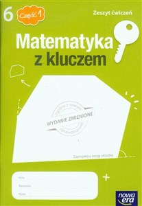 Picture of Matematyka z kluczem 6 Zeszyt ćwiczeń Część 1 Szkoła podstawowa