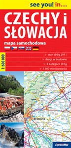 Picture of Czechy i Słowacja mapa samochodowa 1:600 000 Euromapa