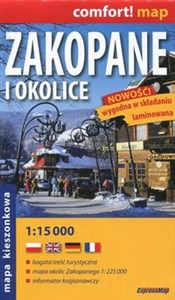 Picture of Zakopane i okolice mapa kieszonkowa 1:15 000