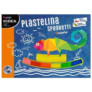 Picture of Plastelina spaghetti Kidea 8 kolorów