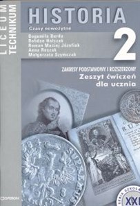 Picture of Historia 2 Zeszyt ćwiczeń Liceum technikum Zakres podstawowy i rozszerzony