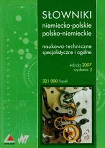 Picture of Słowniki niemiecko-polskie polsko-niemieckie, naukowo-techniczne specjalistyczne i ogólne