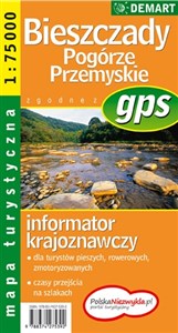Picture of Bieszczady Pogórze Przemyskie mapa turystyczna plastik 1:75 000