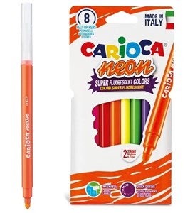 Obrazek Pisaki neon 8 kolorów CARIOCA
