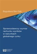 Sprawozdaw... - Bogusława Bek-Gaik - Ksiegarnia w UK