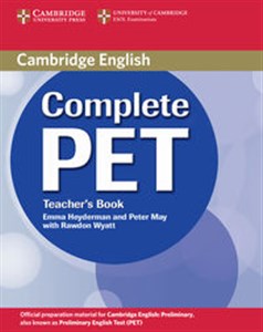 Picture of Complete PET Teacher's Book