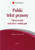 Polska książka : Polski tek... - Andrzej Malinowski