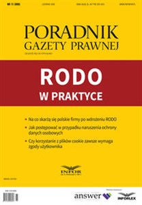 Picture of RODO w praktyce Poradnik Gazety Prawnej 11/2018