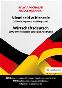 Obrazek Niemiecki w biznesie 2000 niezbędnych zdań i wyrażeń Książka z kursem audio