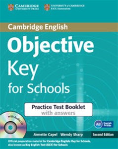 Obrazek Objective Key for Schools Practice Test Booklet with answers + CD