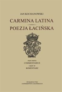 Picture of Carmina latina Poezja Łacińska Część 3 Komentarz