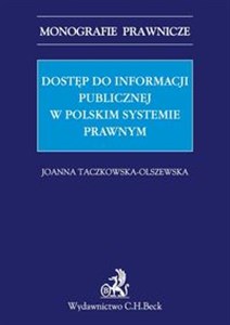 Picture of Dostęp do informacji publicznej w polskim systemie prawnym