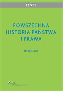 Picture of Powszechna historia państwa i prawa Testy dla studentów
