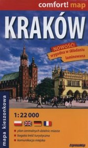 Picture of Kraków mapa kieszonkowa  1:22 000 laminowana