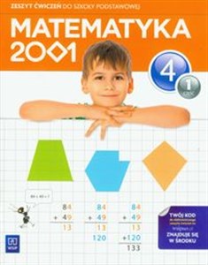 Picture of Matematyka 2001 4 Zeszyt ćwiczeń Część 1 Szkoła podstawowa