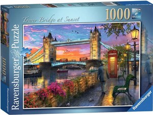 Picture of Puzzle 2D 1000 Zachód słońca nad Tower Bridge 15033