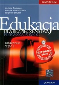 Picture of Edukacja dla bezpieczeństwa 1-3 Podręcznik Część 1 pierwsza pomoc Gimnazjum