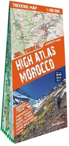 Obrazek Maroko Atlas Wysoki (High Atlas. Morocco) Laminowana mapa trekkingowa 1:100 000