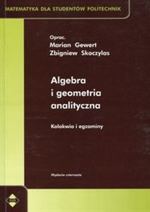 Picture of Algebra i geometria analityczna Kolokwia i egzaminy