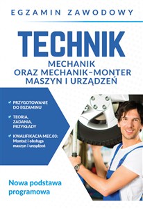 Picture of Technik mechanik oraz mechanik-monter maszyn i urządzeń. Egzamin zawodowy