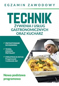 Picture of Technik żywienia i usług gastronomicznych oraz kucharz. Egzamin zawodowy