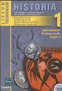 Picture of Historia 1 Podręcznik Część 1 Liceum technikum Zakres podstawowy