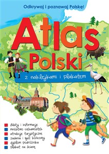 Picture of Atlas Polski z naklejkami i plakatem