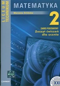 Picture of Matematyka 2 Zeszyt ćwiczeń Zakres podstawowy Liceum, technikum
