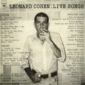 Polska książka : Live songs... - Cohen Leonard