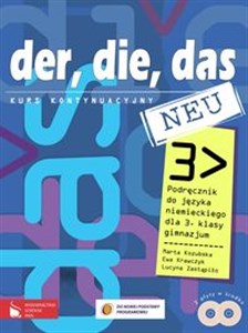 Picture of der, die, das neu 3 Kurs kontynuacyjny Podręcznik Gimnazjum