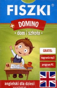 Picture of Fiszki obrazkowe + Domino - Dom i szkoła - j. angielski