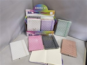 Obrazek Notes B6 z gumką MIX