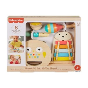 Obrazek Fisher Price Drewniane instrumenty 6el