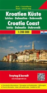 Obrazek Chorwacja Wybrzeże mapa 1:200 000 Freytag & Berndt