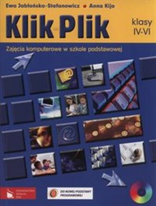 Picture of KlikPlik 4-6 Zajęcia komputerowe w szkole podstawowej Podręcznik + CD Szkoła podstawowa