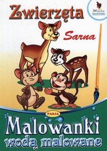 Obrazek Zwierzęta Sarna Malowanki wodą malowane