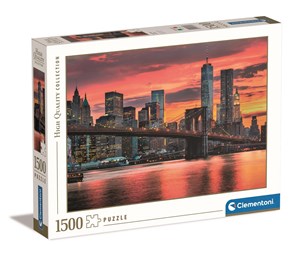 Picture of Puzzle 1500 HQ East River at dusk 31693