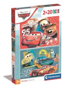 Picture of Puzzle 2 x 20 Super Kolor Cars 24808