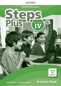 Obrazek Steps Plus 4 Materiały ćwiczeniowe z kodem dostępu do Online Practice Szkoła podstawowa