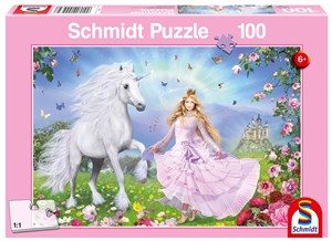 Picture of Puzzle 100 Księżniczka i jednorożec G3