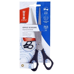 Obrazek Nożyczki biurowe czarne MemoBe 17,5 cm