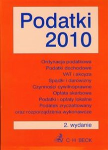 Obrazek Podatki 2010 wraz z indeksem rzeczowym